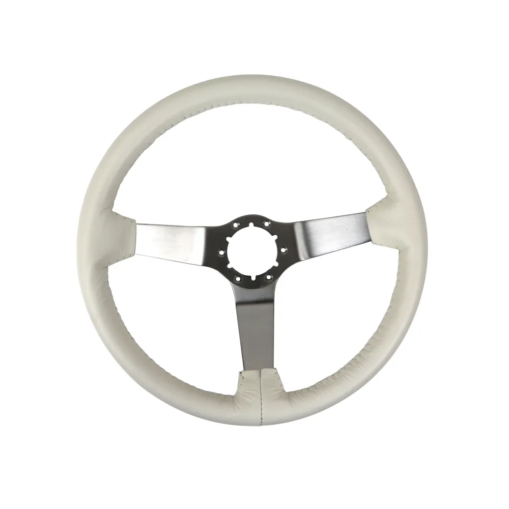 C3 1978 Corvette Reproduction Steering Wheel - Leather w/Satin Spokes