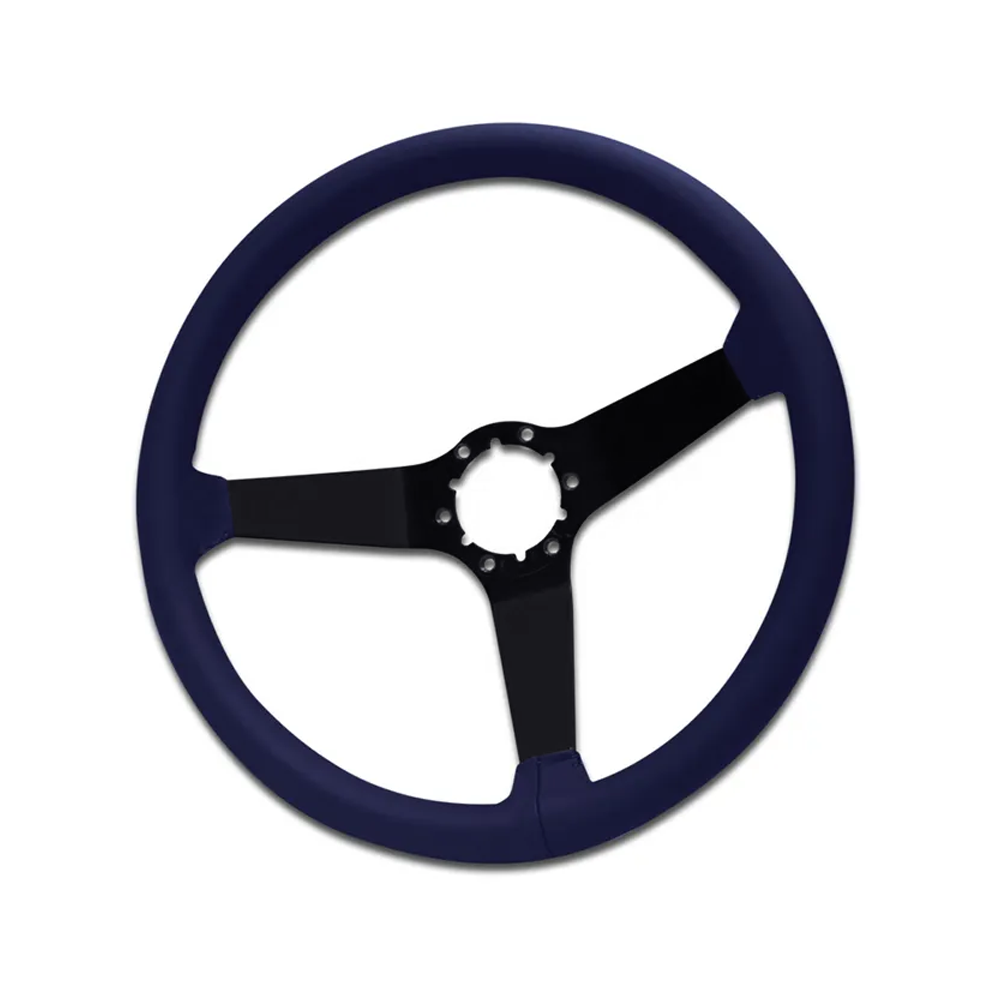 C3 1982 Corvette Reproduction Steering Wheel - Leather W/Black Spokes