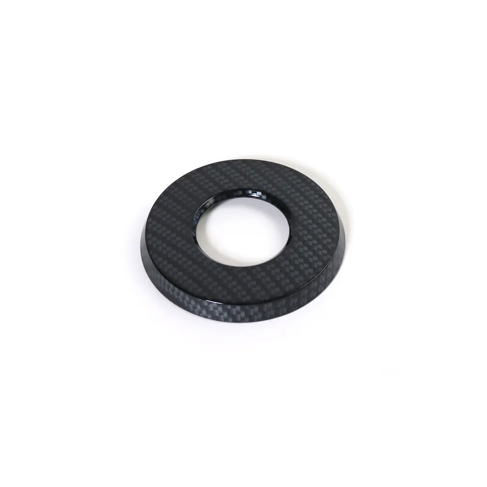 C3 1977-1982 Hydro Carbon Fiber Horn Button - W/Tilt & Tele - Matte or Gloss Finish