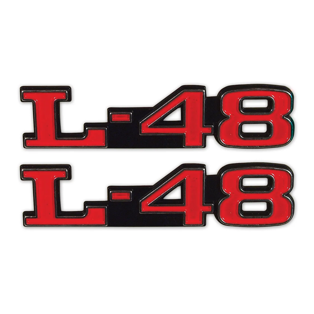 C3 1973-1979 Corvette Emblems - Hood L-48