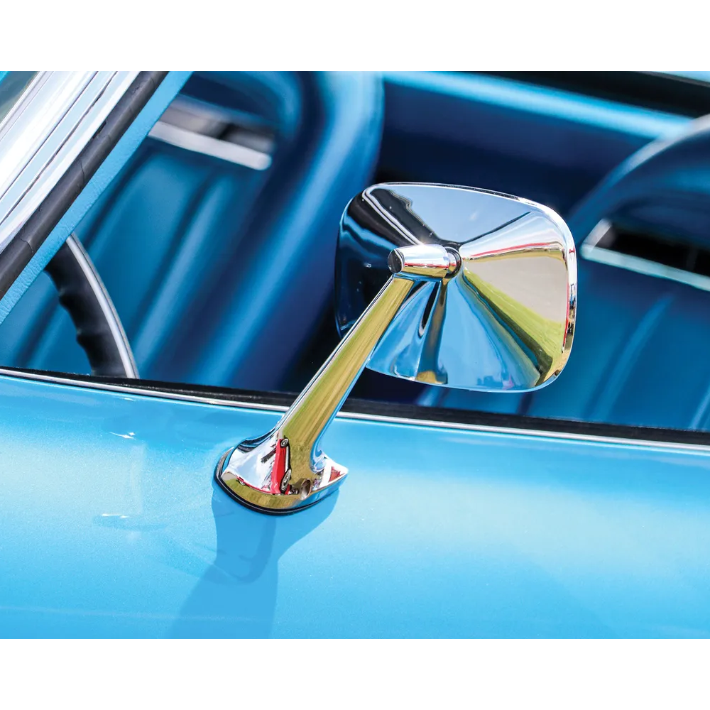 C3 1968-1974 Corvette Outside Mirror W/Mounting Kit - Left or Right Side