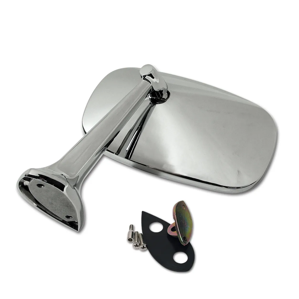 C3 1975-1979 Corvette Outside Mirror W/Mounting Kit - Left or Right Side