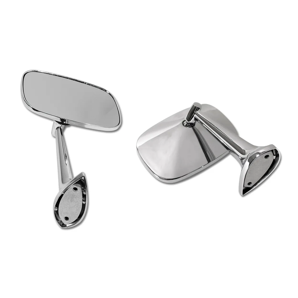 C3 1968-1974 Corvette Outside Mirrors W/Mounting Kits