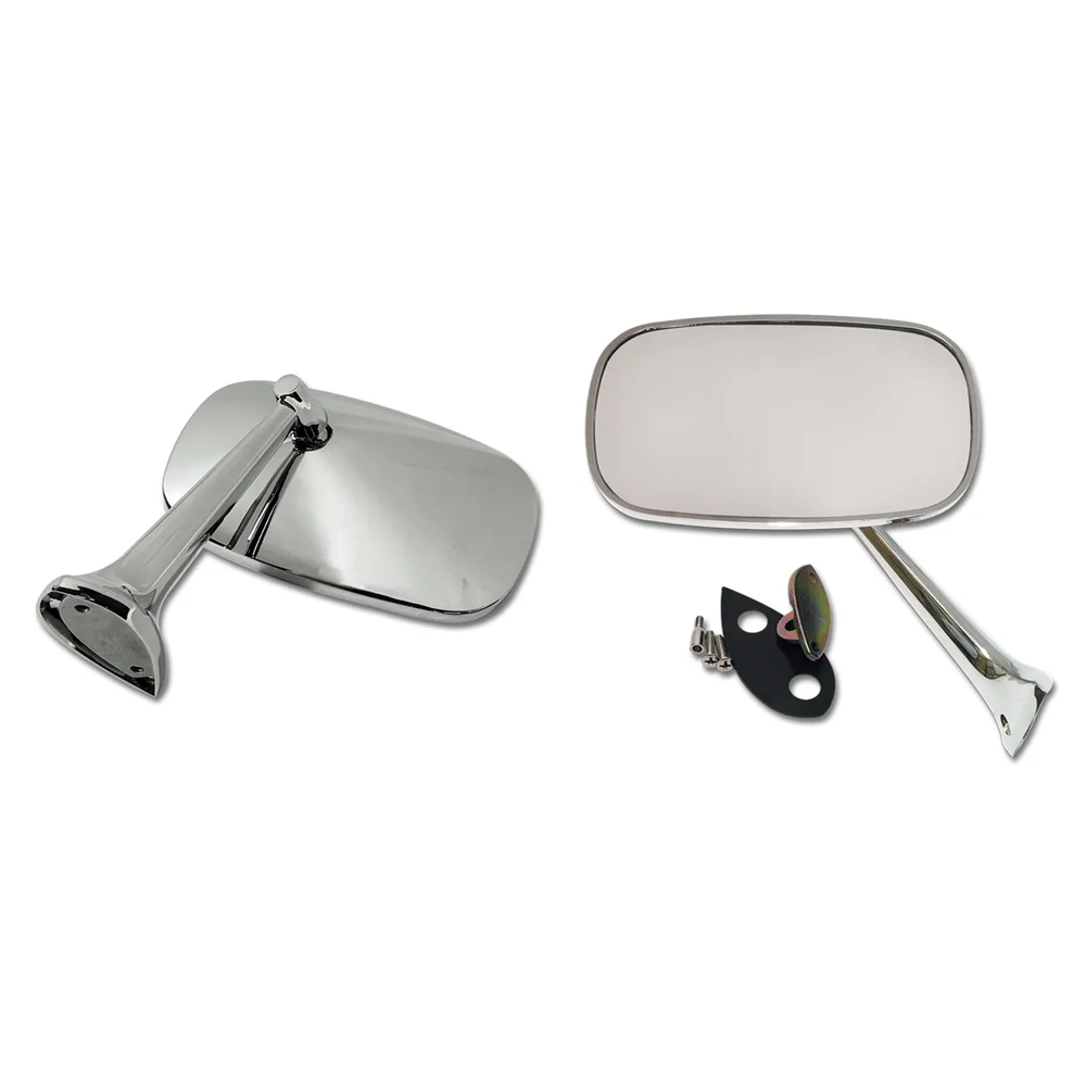C3 1975-1979 Corvette Outside Mirrors W/Mounting Kits