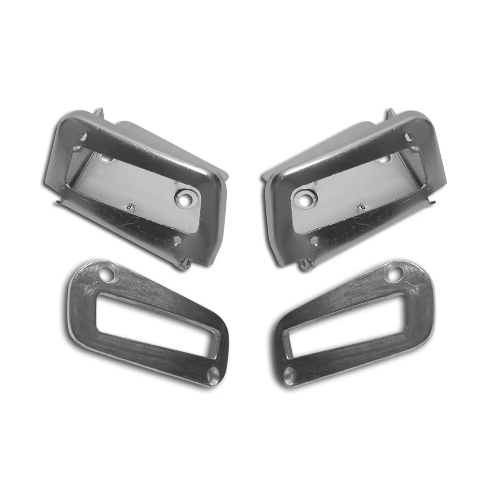 C3 1970-1975 Corvette Shoulder Harness Seat Kit - Rear - 4Pc