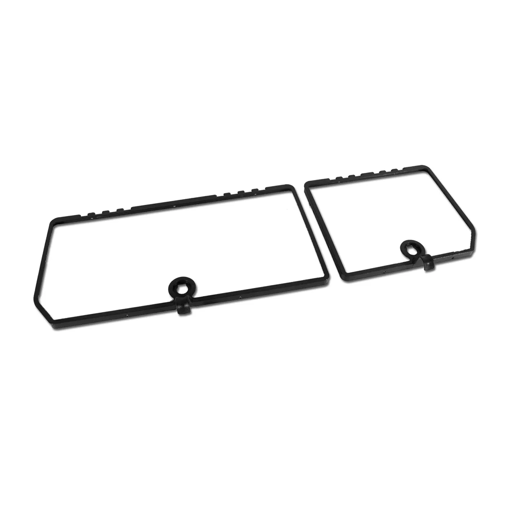 C3 1979-1982 Corvette Rear Compartment Unit Door Frames - Unpainted 2Pc Set
