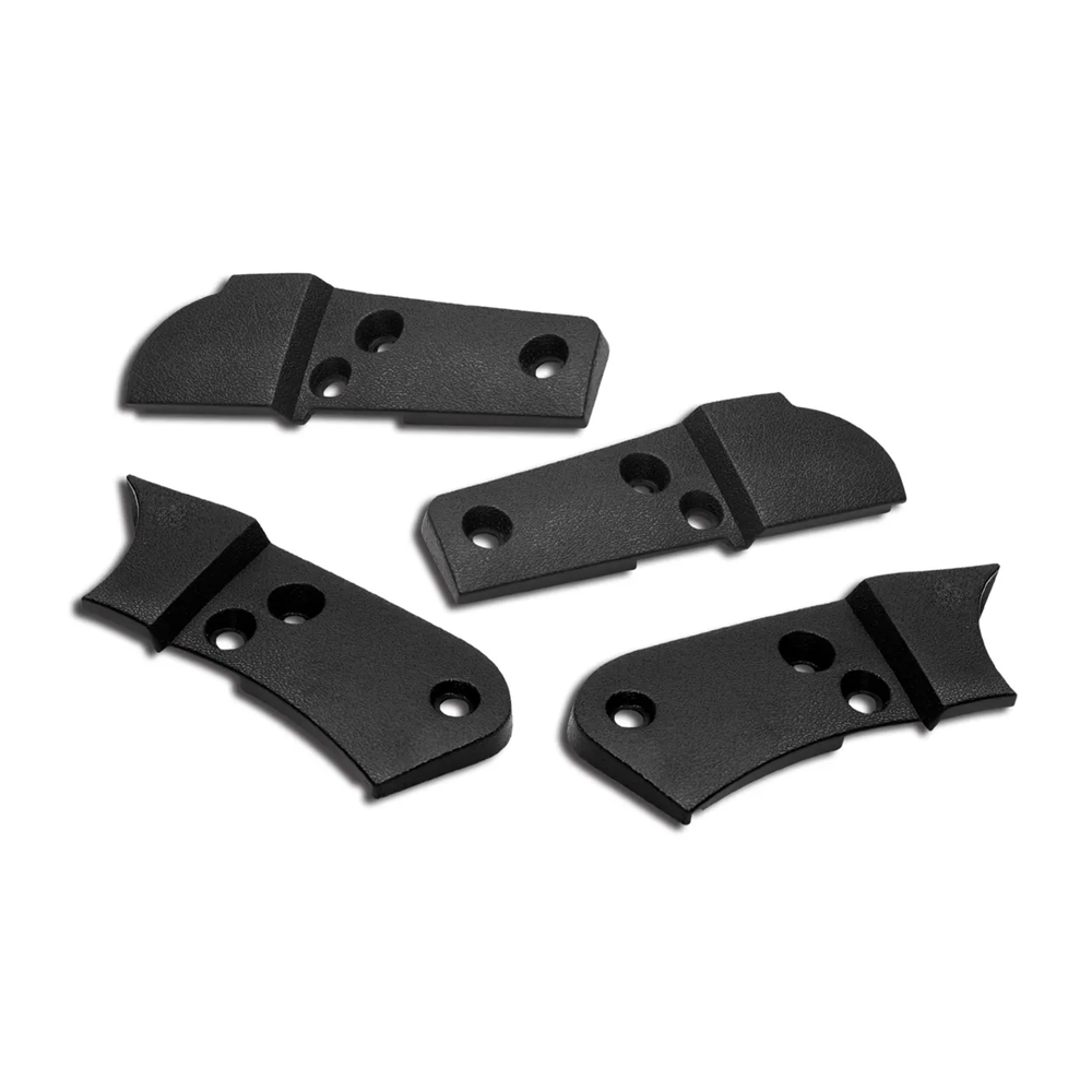 C3 1978-1982 Corvette Reproduction Seat Hinge Cover Set - 4pc - Unpainted