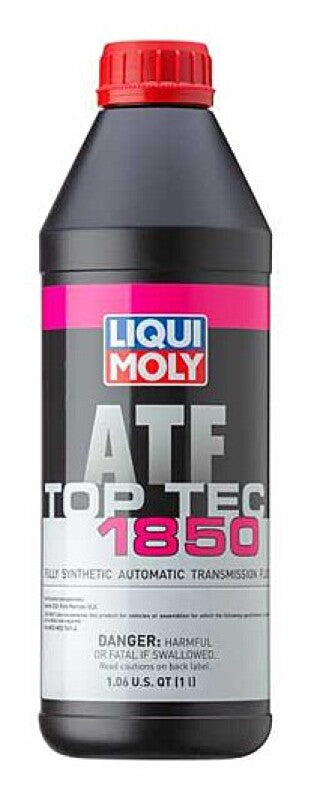 LIQUI MOLY 1L Top Tec ATF 1850 Automatic Transmission Fluid for Ford F-150, Chevrolet Camaro, Cadillac Escalade