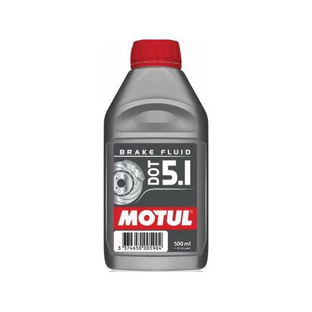 Motul 1/2L Brake Fluid DOT 5.1 for Mercedes-Benz and BMW - Fully Synthetic, Anti-Lock System Compatible