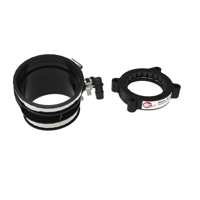 aFe 2020 Vette C8 Silver Bullet Aluminum Throttle Body Spacer / Works With aFe Intake Only - Black