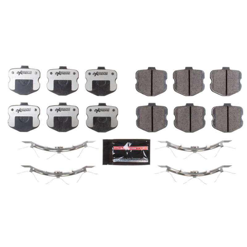 Corvette C6 Power Stop Front Z26 Extreme Street Brake Pads w/Hardware 2006-2013