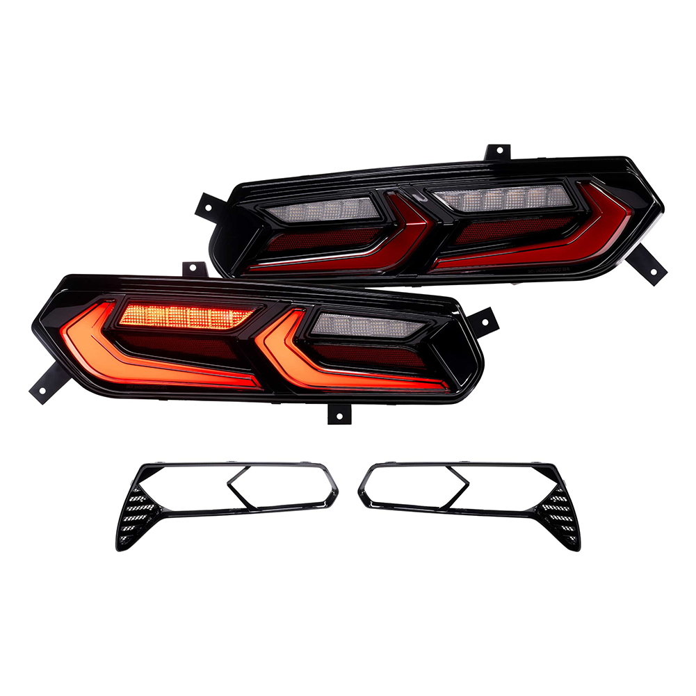 Corvette Taillight - Morimoto C7 Xb- Led Taillights Red Lens Facelift : 2014 - 2019 C7, Z06, Grand Sport & ZR1