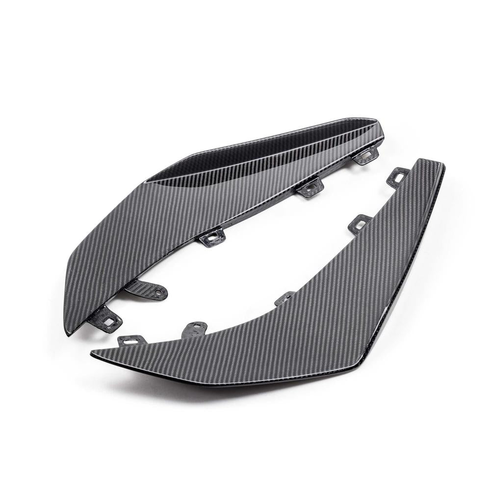 Corvette C8 Z06 Gloss Carbon Fiber Dive Planes:2023-2026