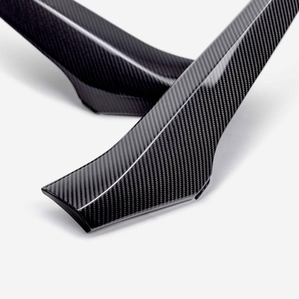 Corvette C8 Z06 Gloss Carbon Fiber Side Scoop Pair:2023-2026