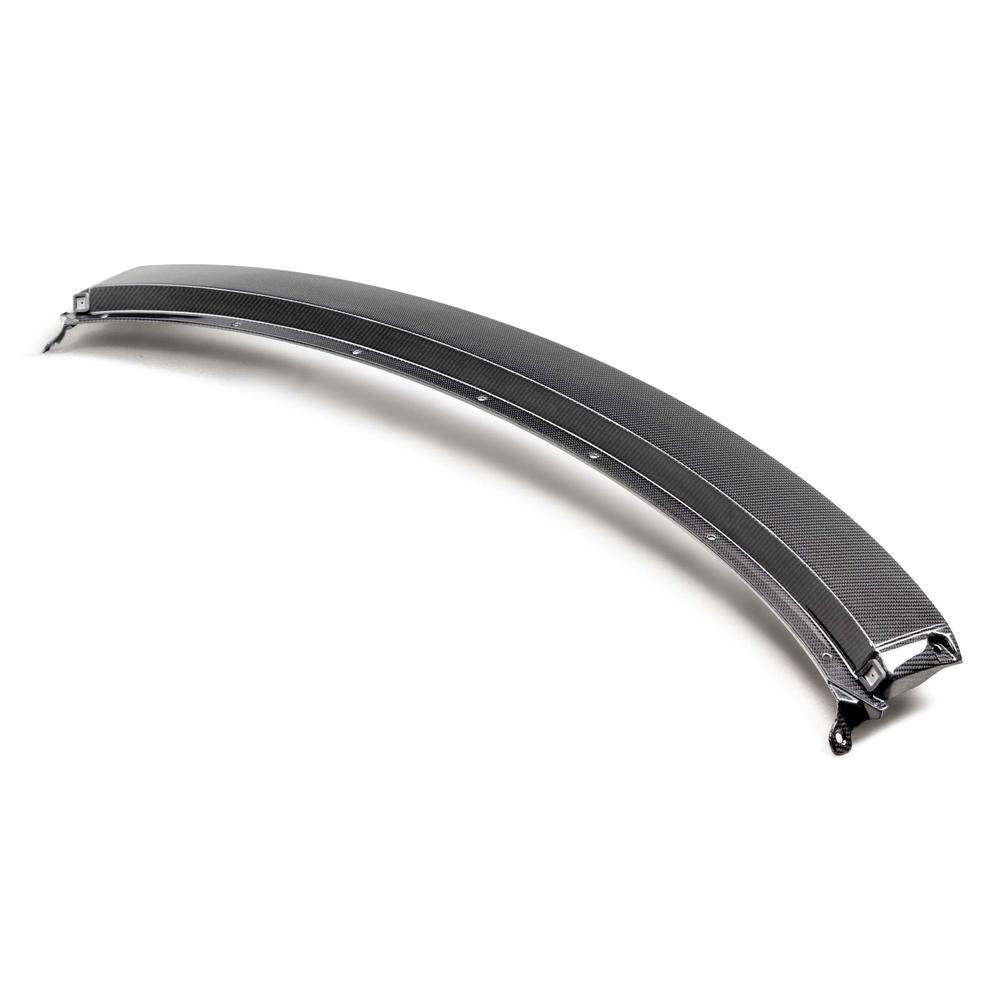 Corvette C8 Stingray/Z06 Gloss Carbon Fiber Windshield Upper Applique:2020-2026