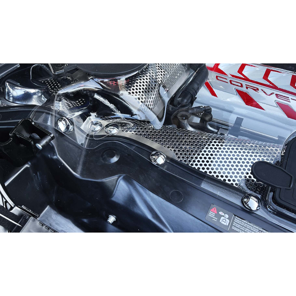 C8 Corvette HTC Dress-up Engine Bolt Cover Kit : Stainless Steel