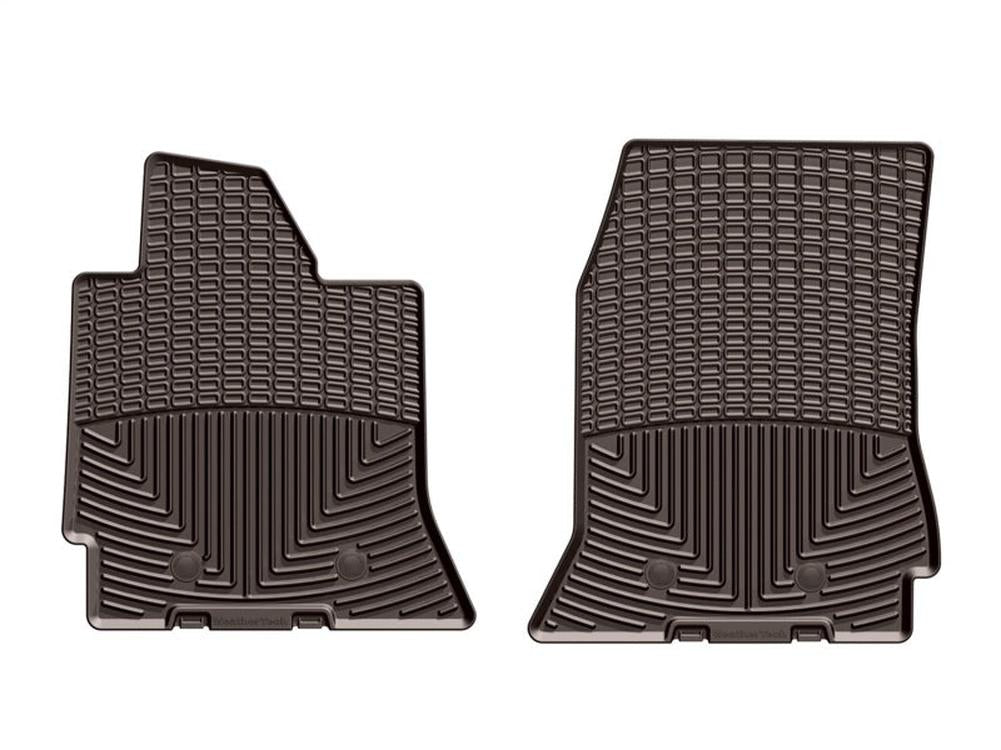 WeatherTech All-Weather Front Rubber Floor Mats for Chevrolet Corvette - Cocoa (Part W352CO)