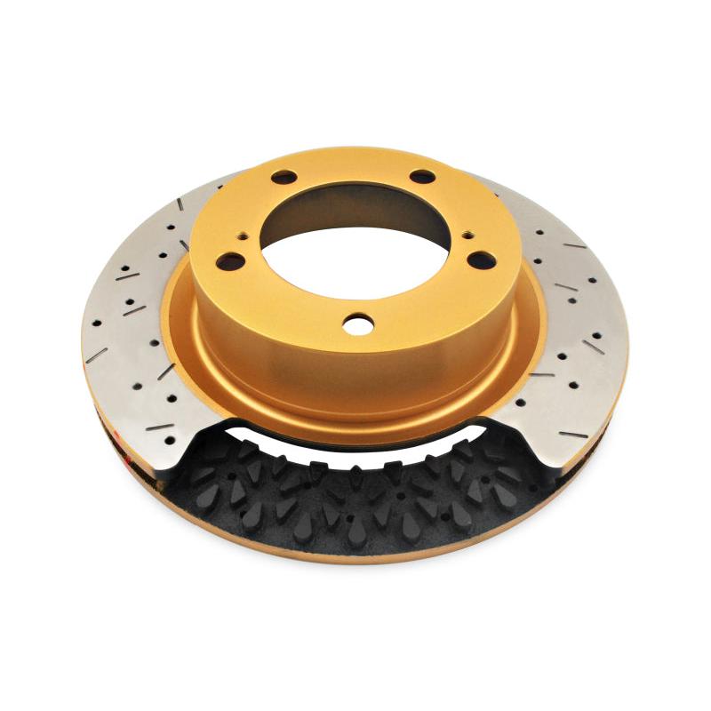 Corvette C7 Z51 DBA Front Crossdrilled 4000 XS Series Rotor w/Black Hat 2014-2019