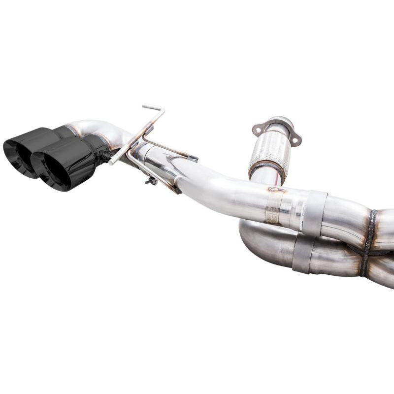 Corvette C8 AWE Tuning Track Edition Exhaust - Quad Diamond Black Tips