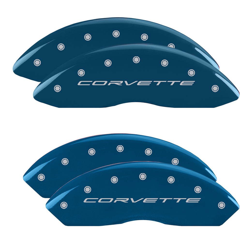C8 Corvette Stingray Brake Caliper Cover Set with "Corvette" Script
