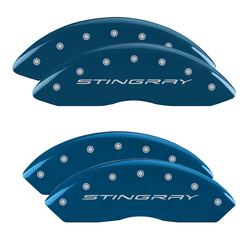 C8 Corvette Stingray Brake Caliper Cover Set with "Stingray" Script