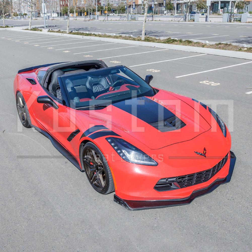 Corvette Custom Leather Seat Covers - Standard Seats : 2014-2019 C7 Stingray, Z51, Z06, Grand Sport