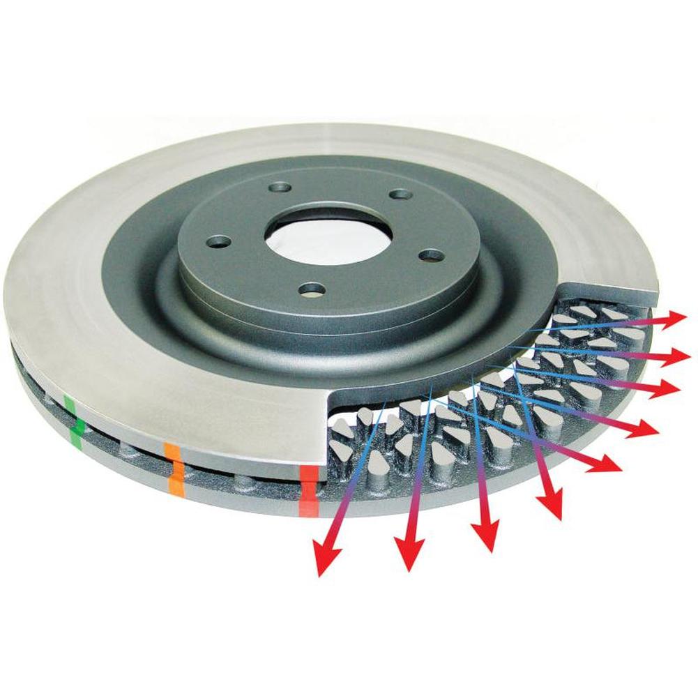 Corvette C5/C6 DBA Front Slotted 4000 Series Rotor 1997-2004