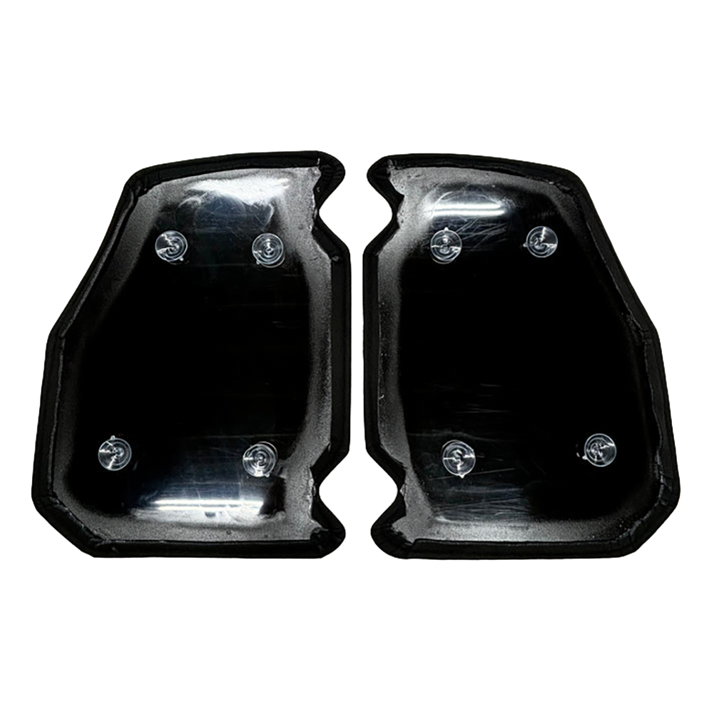 Corvette Coupe Suction Cup Sun Shades For Transparent T-Top Roofs : 1977-1982 C3