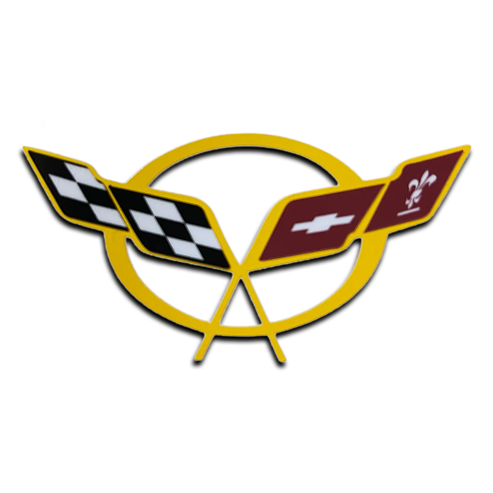 C5 Corvette Steering Wheel Decal : 1997-2004