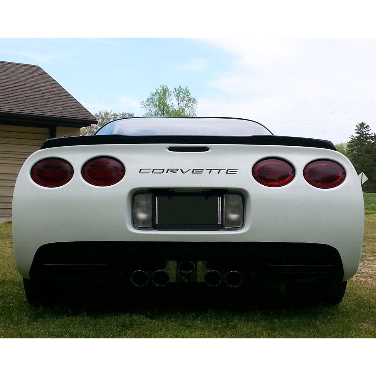 Corvette ZR1 Style Spoiler - Carbon Fiber : 1997-2004 C5, Z06