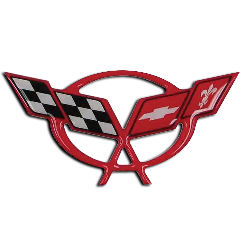 Corvette Domed Decal 3.25" x 1.58" : 1997-2004 C5 Logo