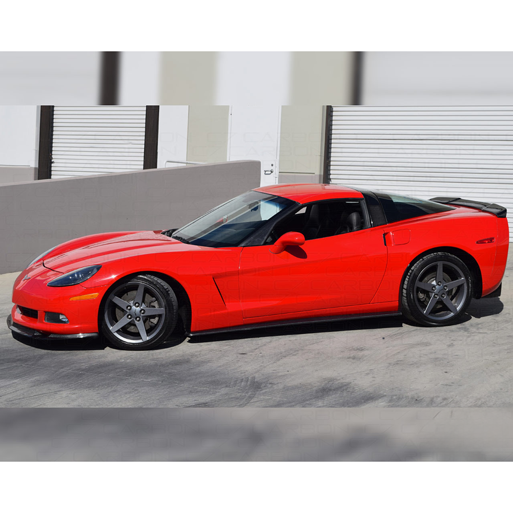 2005-2013 C6 Corvette Side Skirt & Mud Flaps - Unpainted