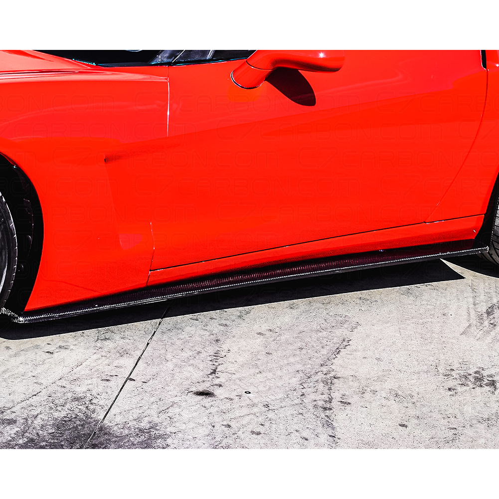 2005-2013 C6 Corvette Side Skirt & Mud Flaps - Unpainted