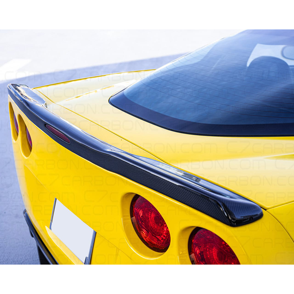 Corvette ZR1 Rear Spoiler - Gloss Black : 2006-2013 C6 Z06, ZR1, Grand Sport