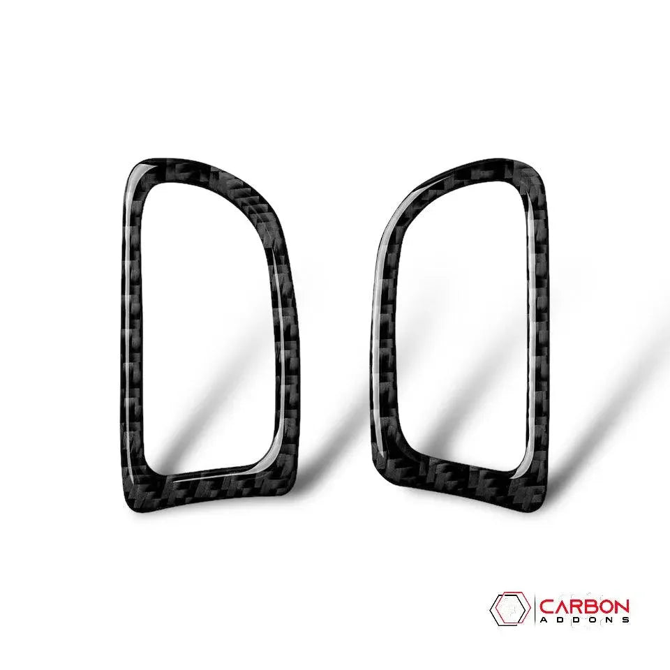 C7 Corvette 2014-2019 Carbon Fiber A-Pillar Vents Trim Overlay - carbonaddons Carbon Fiber Parts, Accessories, Upgrades, Mods