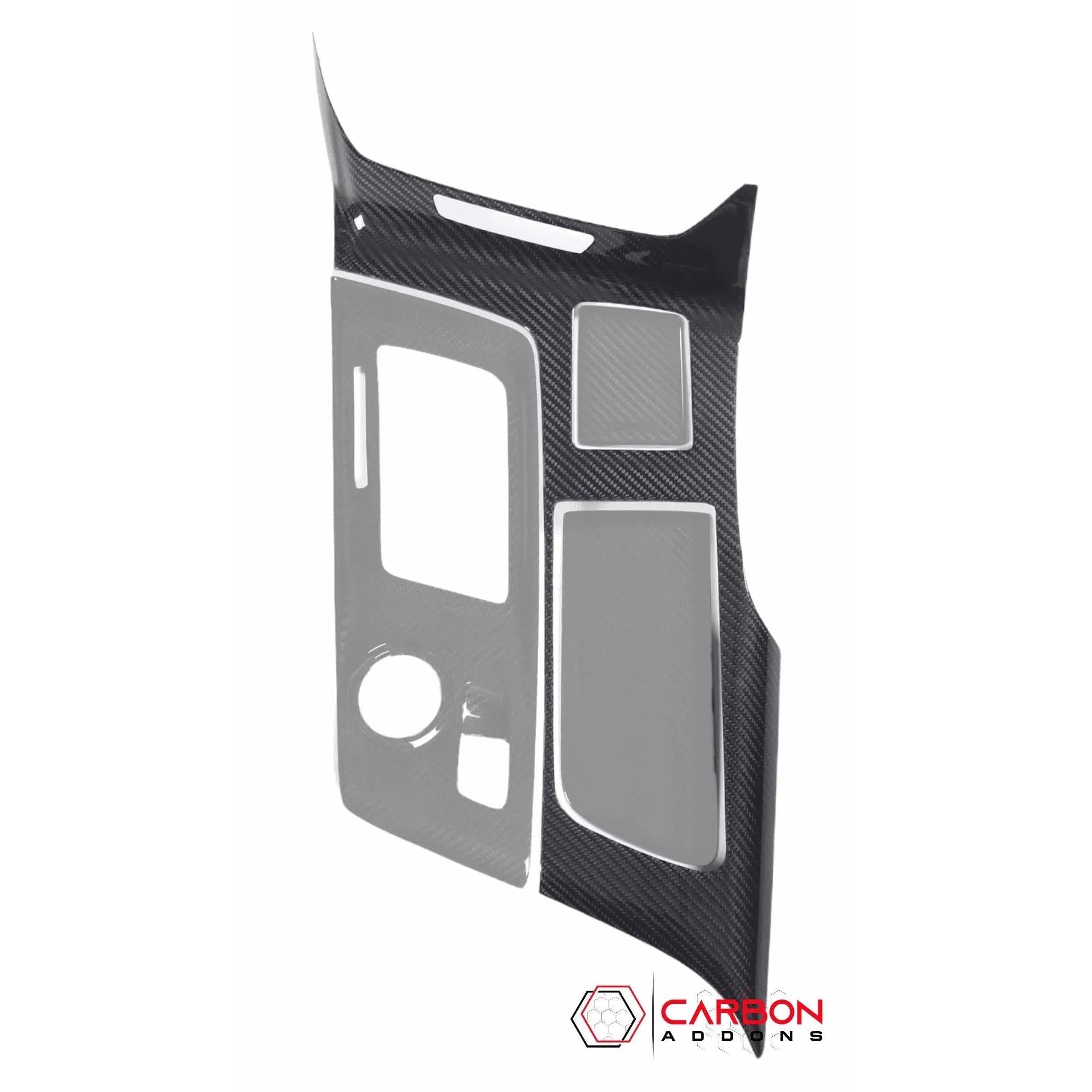 C7 Corvette 2014-2019 Carbon Fiber Center Console Cover - carbonaddons Carbon Fiber Parts, Accessories, Upgrades, Mods