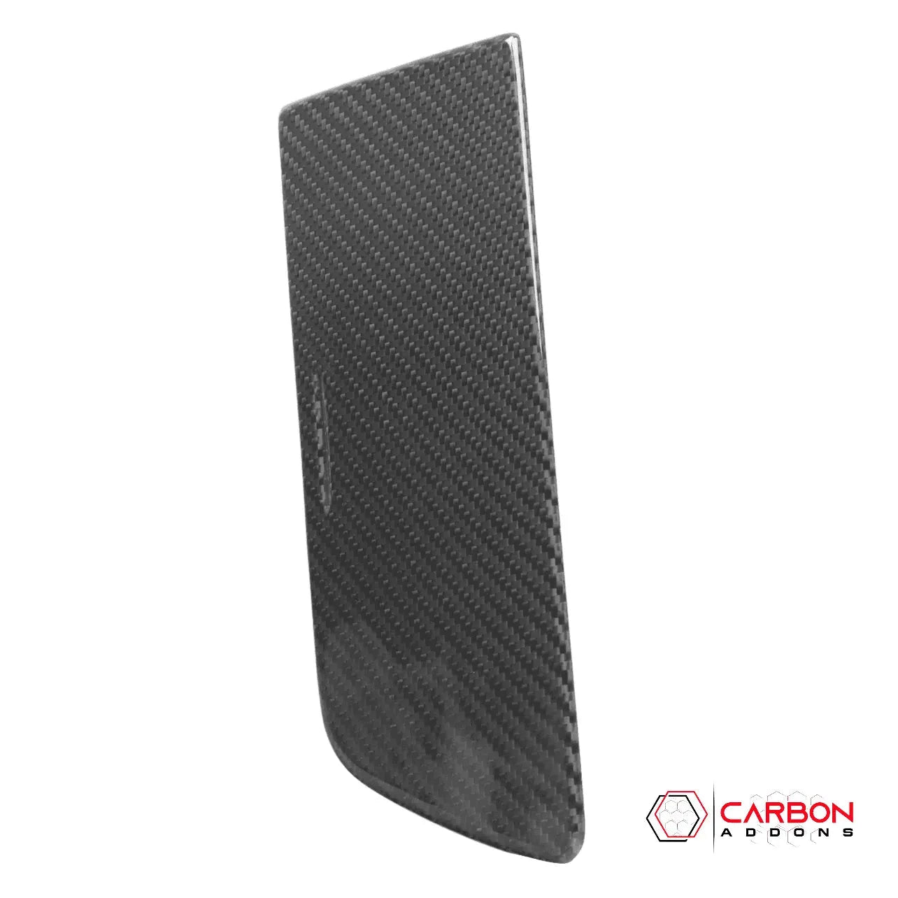 C7 Corvette 2014-2019 Carbon Fiber Center Console Storage Compartment Cover - carbonaddons Carbon Fiber Parts, Accessories, Upgrades, Mods
