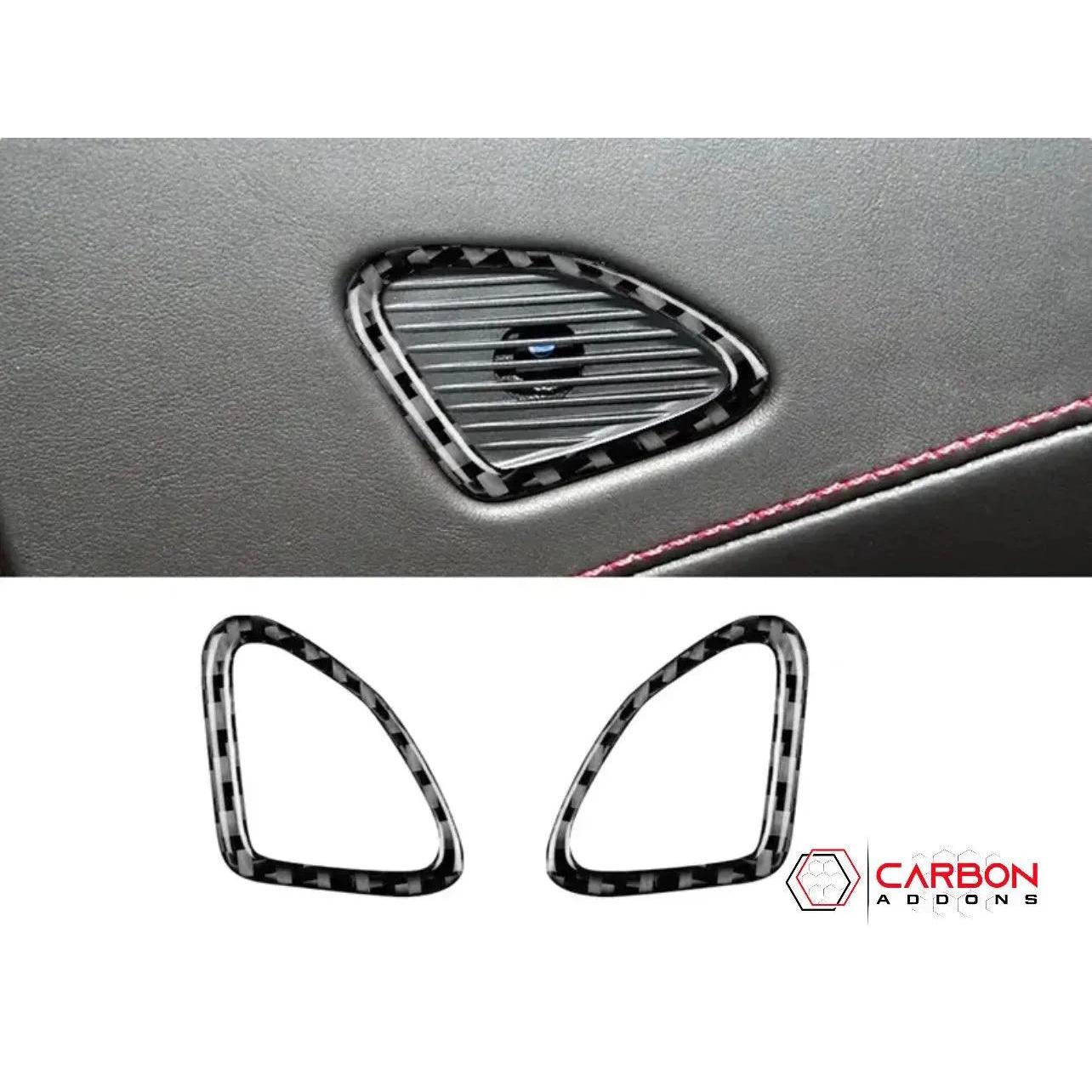 C7 Corvette 2014-2019 Door Panel Trim Carbon Fiber Overlay - carbonaddons Carbon Fiber Parts, Accessories, Upgrades, Mods