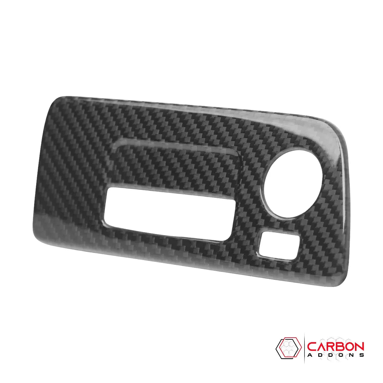 C7 Corvette 2014-2019 Real Carbon Fiber Headlight Switch Trim Cover - carbonaddons Carbon Fiber Parts, Accessories, Upgrades, Mods