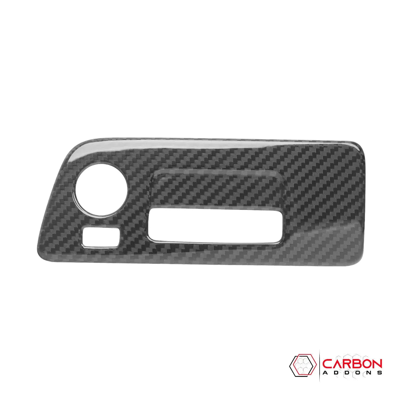C7 Corvette 2014-2019 Real Carbon Fiber Headlight Switch Trim Cover - carbonaddons Carbon Fiber Parts, Accessories, Upgrades, Mods