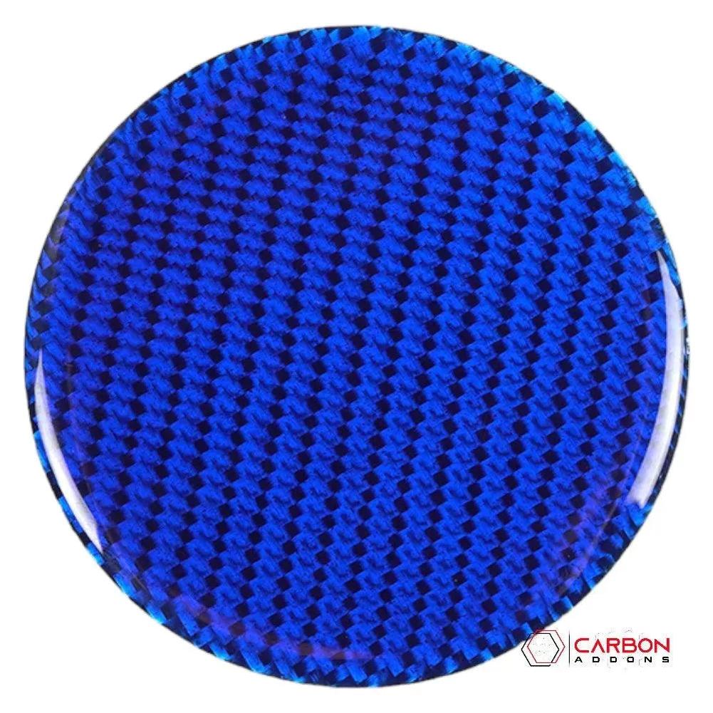C8 CORVETTE ENGINE START/STOP BUTTON - BLACK, RED, BLUE CARBON FIBER