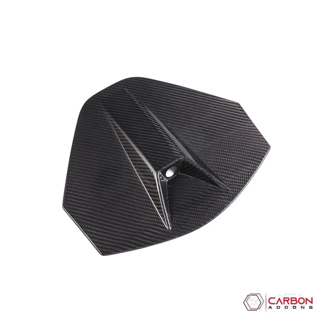 C8 Corvette Exterior Rear Camera Decklid Housing Panel Trim Carbon Fiber Cover - carbonaddons Carbon Fiber Parts, Accessories, Upgrades, Mods