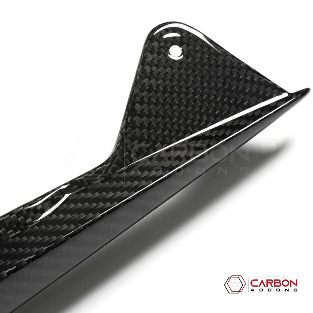 C8 Corvette Z06 & E-Ray DRY Carbon Fiber Side Skirts | 2023–2024 Real Dry Carbon OEM Fit