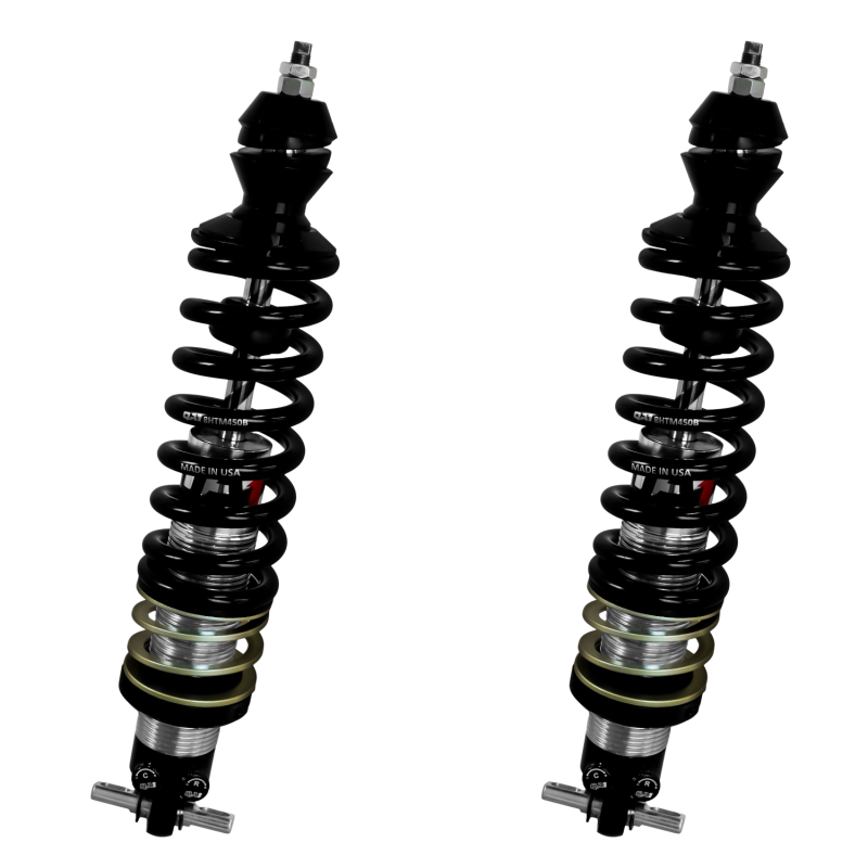 QA1 97-13 Chevy Corvette Front Pro-Coilover Shock Absorber - Double Adjustable, 8 Inch, 550 lb/in Spring, Aluminum