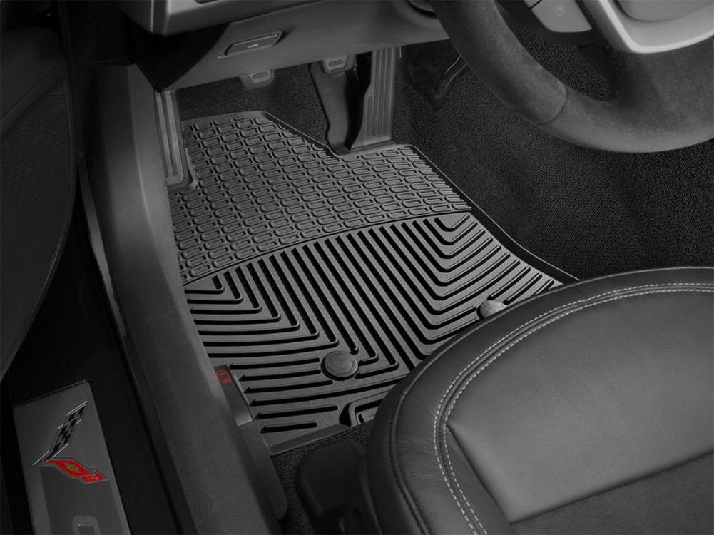 WeatherTech All-Weather Front Rubber Floor Mats for Chevrolet Corvette (2014-2017) – Black