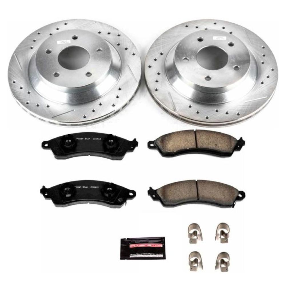 Corvette C4 Power Stop Front Z23 Evolution Sport Brake Kit 1988-1995