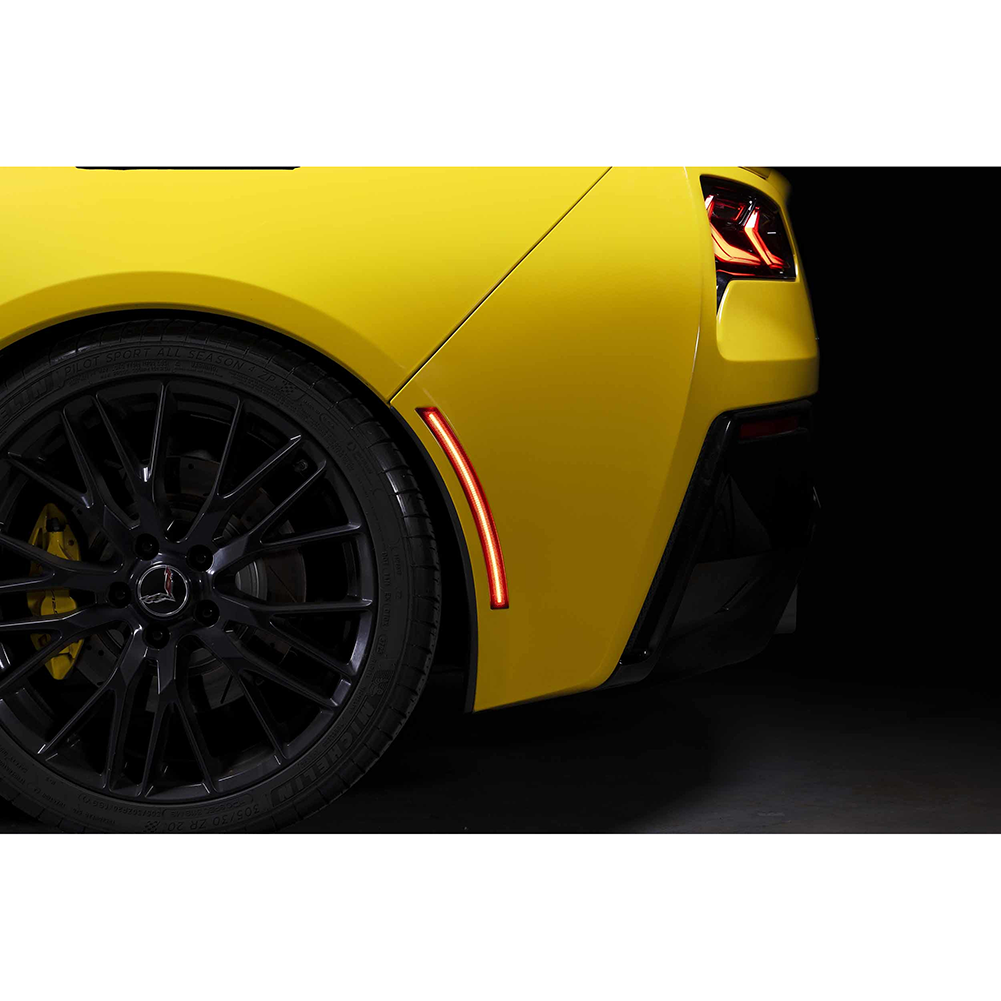 Corvette Side Markers - Morimoto XB LED Side Markers Front Or Rear- Smoke : 2013 - 2019 C7, Z06, Grand Sport & ZR1