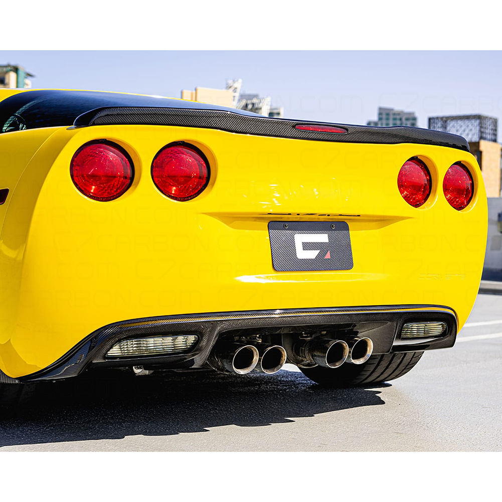 Corvette Rear Diffuser OEM Style - Carbon Fiber  : 2005-2013 C6,Z06,ZR1,Grand Sport
