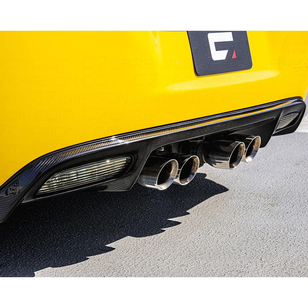 Corvette Rear Diffuser OEM Style - Carbon Fiber  : 2005-2013 C6,Z06,ZR1,Grand Sport