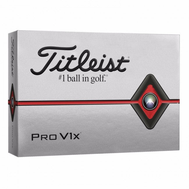 C8 Corvette Titleist Pro V1X Golf Balls Set of 12 - White